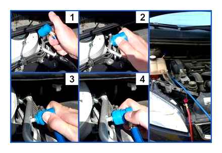 Як заправити кондиціонер Ford Focus 1
