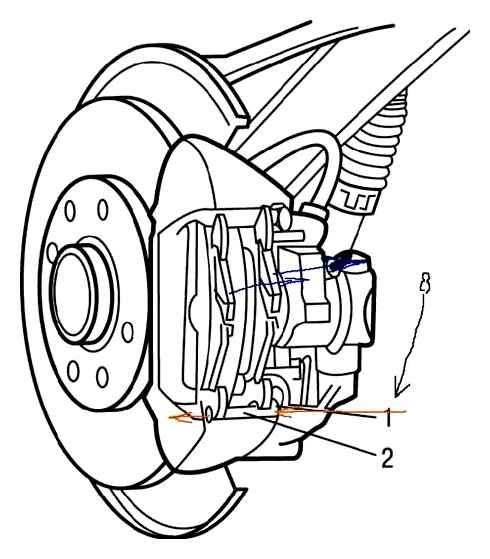 Заміна задніх прокладок Peugeot 206. Заміна задніх гальмівних колодків Peugeot 206